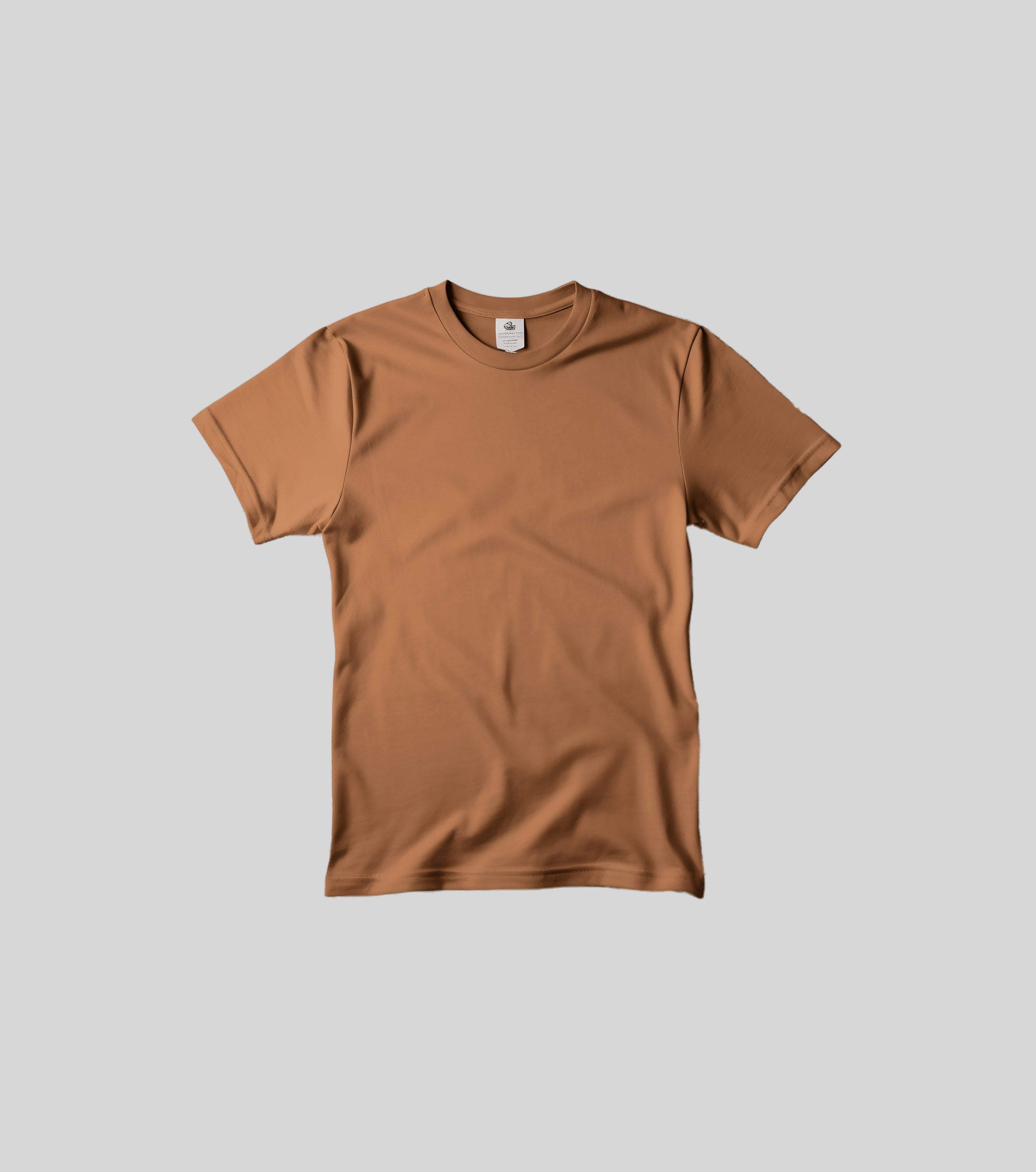 T-shirt Highland Marron