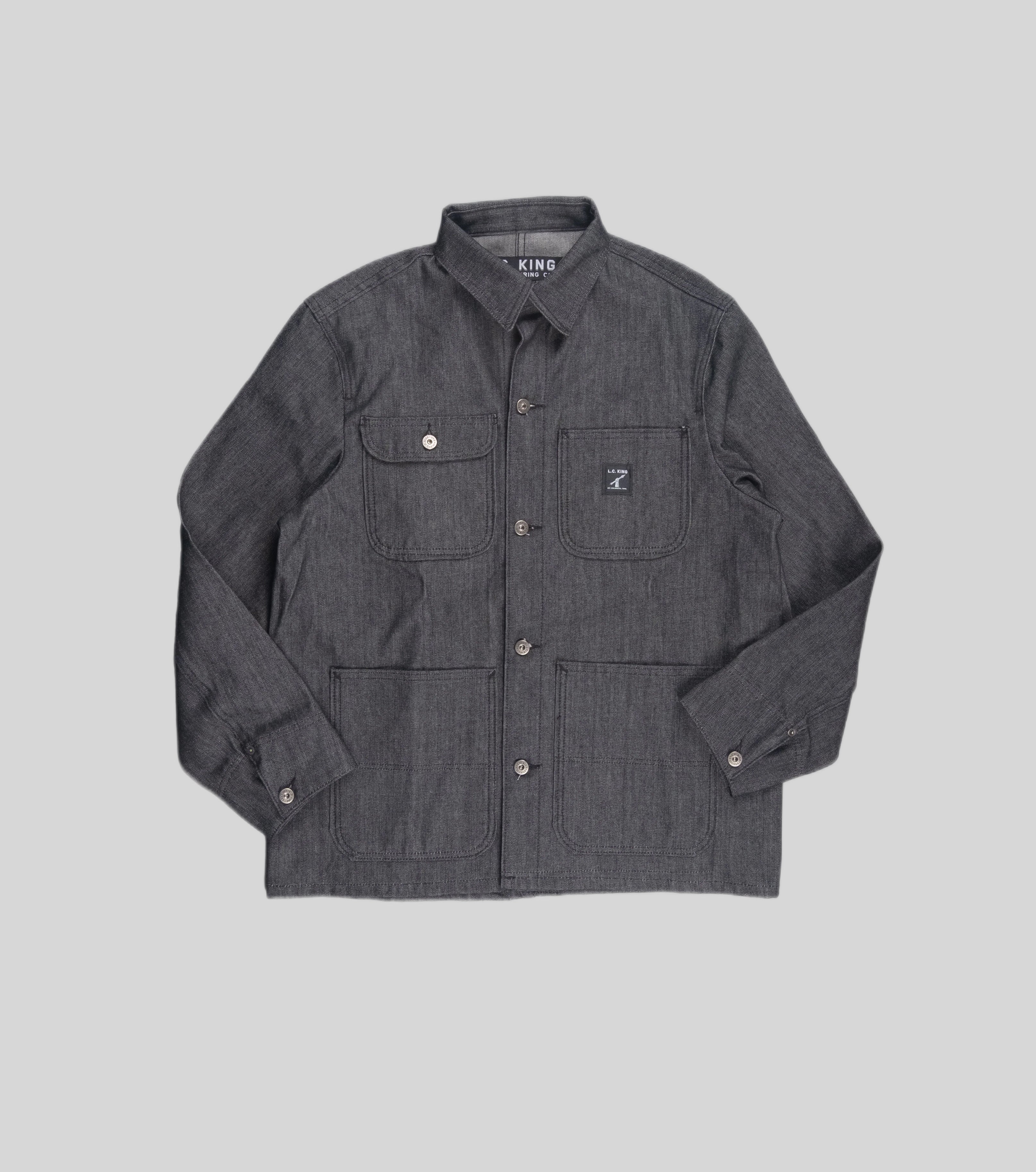 Denim Chore Coat Black