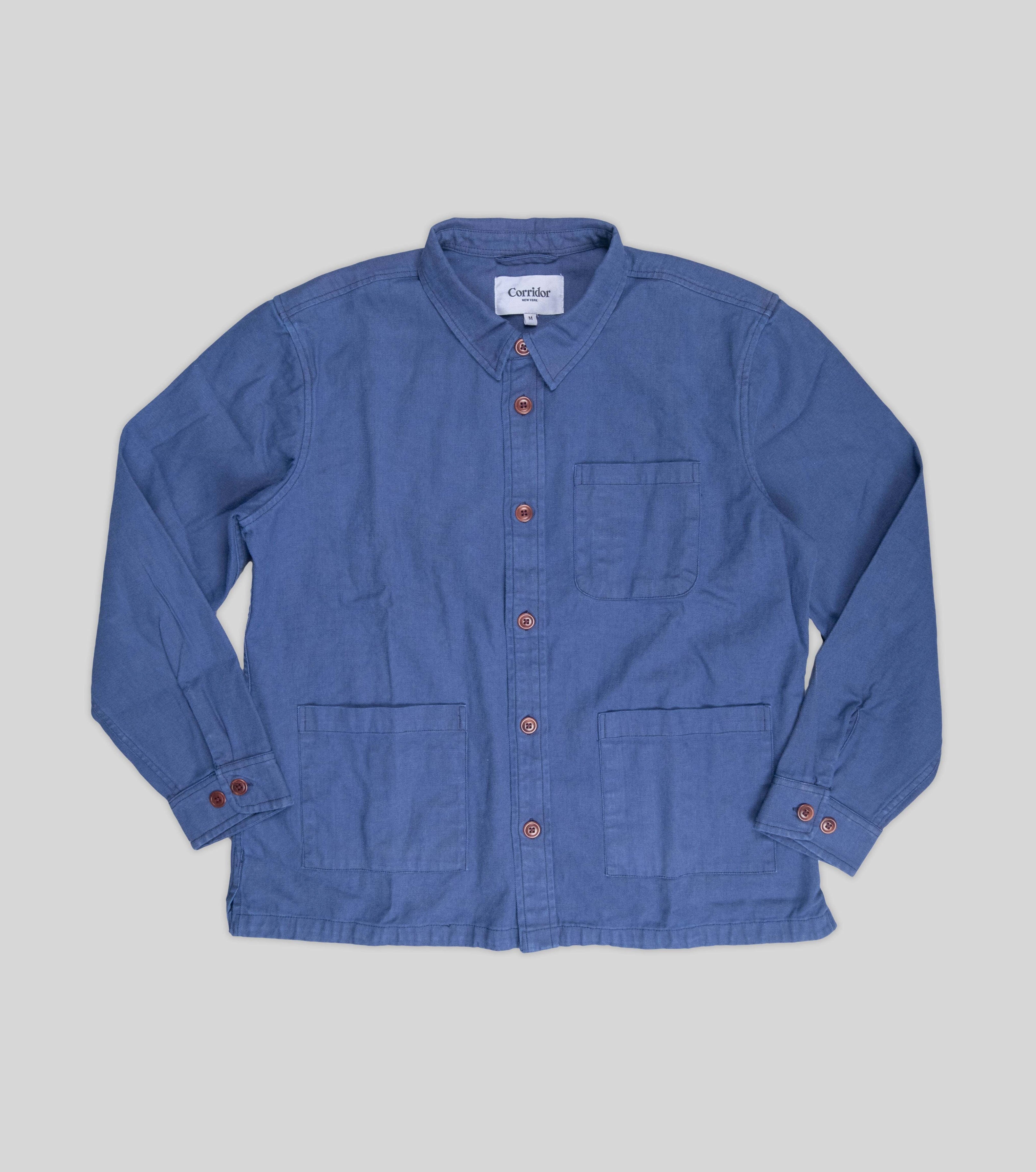 Sobrecamisa Duck Dye Indigo